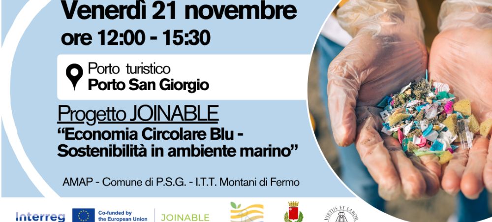 21/11/2025: JOINABLE, al via le giornate di pulizia partecipata della spiaggia di Porto San Giorgio