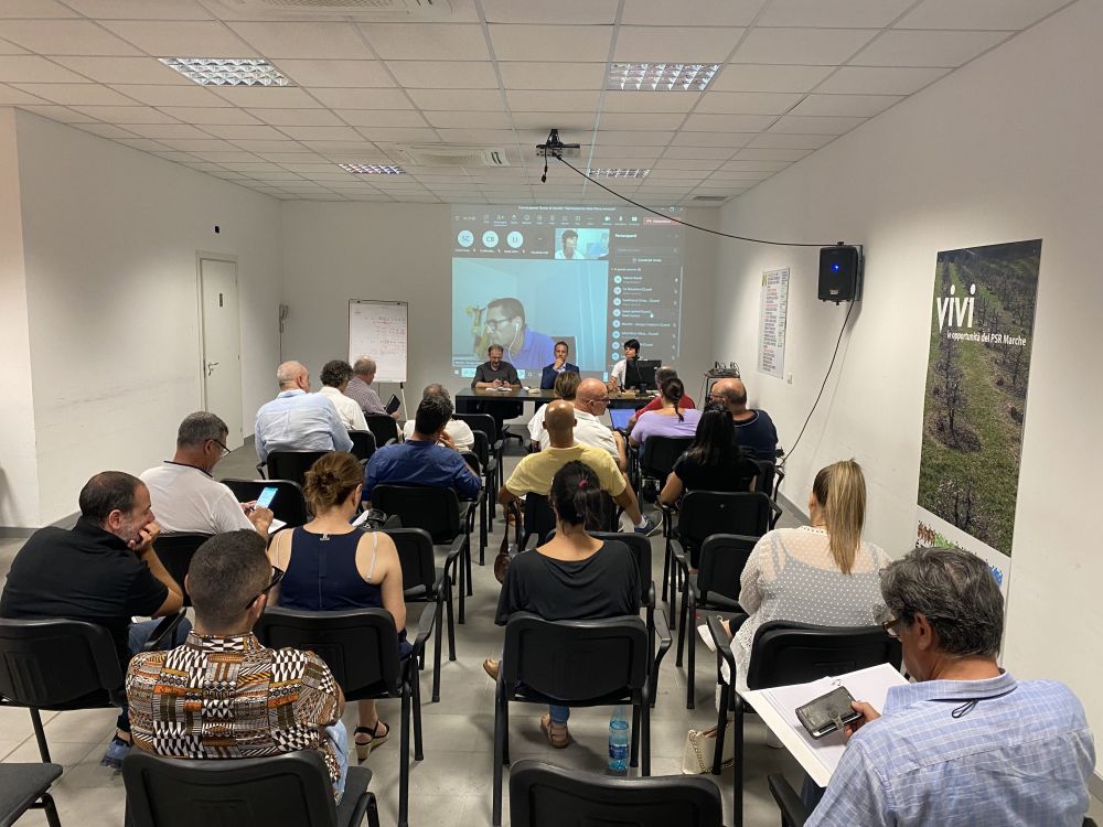 Immagine della sala dove si è svolto l'incontro