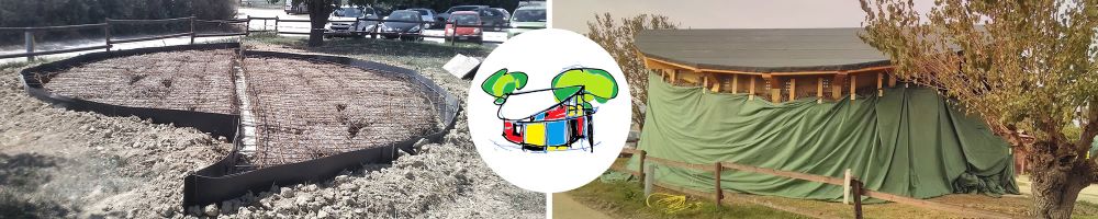 L'immagine ritrae la casetta di Balla di Canapa dell'Azienda Agraria Antonio Trionfi Honorati