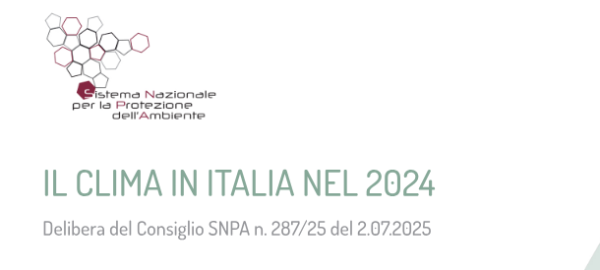 Il clima in Italia nel 2024